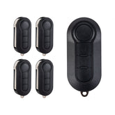 Keyless Entry Remote 3 BTN Replacement for 2012-2017 Fiat 500 2014-2018 Fiat 500L Flip Key - Delphi BCM LTQFI2AM433TX  KR-G3SA-05